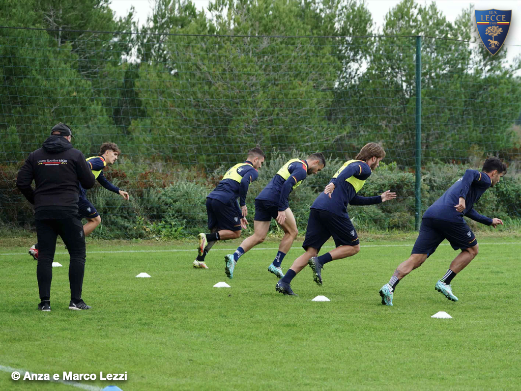 Lecce allenamento